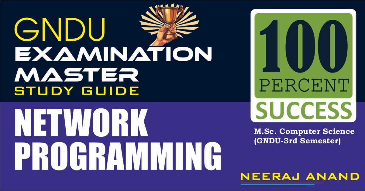 GNDU Network Programming Solved Question Papers and Important Questions