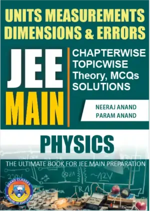 Units Dimensions Measurements and Errors JEE Main MCQs ebook